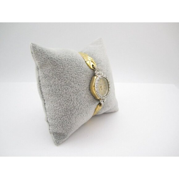 Women Armitron Diamond Quartz WR Analog 16mm Dial Watch (G993) "New Battery" - Picture 6 of 7